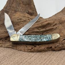 Vintage Rare HEN & ROOSTER Solingen 232-RPB Copperhead 2 blade pocket knife (80)