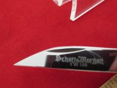 Schatt & Morgan Golden Root Wharncliff Whittler Pattern # 043046