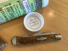 Great Eastern Cutlery Northfield 488110 Single Blade Dog Leg Trapper Antique Walnut jig 1 of 27