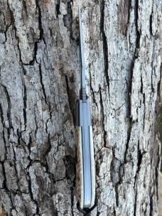 VINCENZO BALISTRERI CUSTOM WORKED SAMBAR STAG TORTOISE SHELL SHIELD BOSE TRAPPER