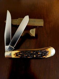 Rare Schrade + USA 285UH Uncle Henry Pro Trapper - 75th Anniv Rte 66 Lebanon, MO