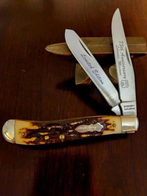 Rare Schrade + USA 285UH Uncle Henry Pro Trapper - 75th Anniv Rte 66 Lebanon, MO