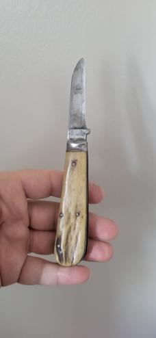 3 1/2" Rare Antique Abram Brooksbank Sheffield Pocket Knife – Late 19th to Early 20th Century