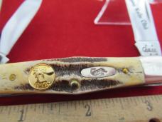 Case XX 2006 Bone Stag  Split Back Whittler Pattern # 6.5383