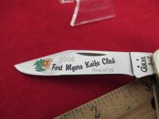 Case XX 2006 Bone Stag  Split Back Whittler Pattern # 6.5383