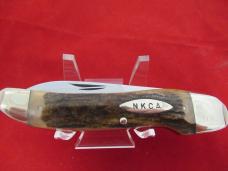 Kissing Crane 1980 NKCA Museum Humpback Stag Whittler