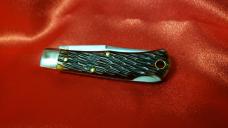 Great Eastern Cutlery 831121LB Tascosa Lockback Dark Brewed Jigged Bone Lockback. NEW, Mint in tube