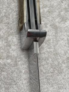 Vintage German GML Multi Use Hunting Fixed Blade / Folding Blade Sheath Knife