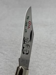 Case XX 1971 1 Dot Stag Handle 5143SSP 1 Blade Founders Knife  (#5)