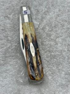 Case XX 1971 1 Dot Stag Handle 5143SSP 1 Blade Founders Knife  (#5)