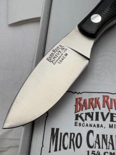 Bark River Micro Canadian II Sheath Knife Made In Escanaba MI USA New In Box