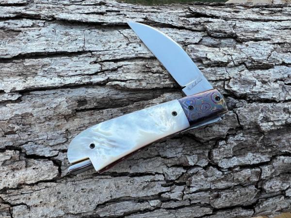 VINCENZO BALISTRERI CUSTOM SWAY BACK MOTHER OF PEARL TAIL-LOCK