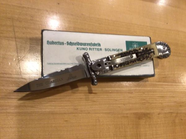 COUNTERFEIT Hubertus Guardian plastic stag handles likely China