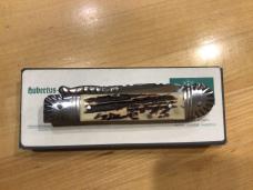 COUNTERFEIT Hubertus Guardian plastic stag handles likely China