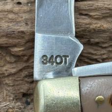 SCHRADE Old Timer 34OT Brown Middleman Folding Pocket KNIFE Clip Pen Spey EDC 90