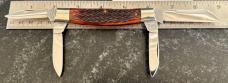 Marbles MSA Knives, 4 Blade Congress Folding Knife, USA Made In 2001