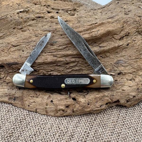Schrade USA Old Timer 104OT Minuteman 2 Blade Folding Pocket Knife 2-3/4” (92)