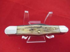 Case XX 2010 Vintage Stag with PVD coated Blades Split Back Whittler Pattern #V5383