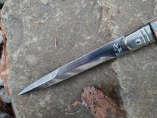 Custom 11 Inch Stabilized Lacewood Shark Lockback By Dolphins Maniago Italy 
