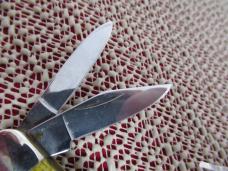 Russel Green River Work Rough Saw Cut Bone Handle Whittler