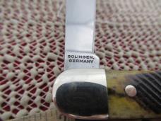 Russel Green River Work Rough Saw Cut Bone Handle Whittler