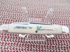 Fight'N Rooster 1979 White Bone Christmas Whittler The Kentuckian