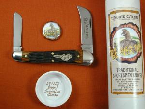 Great Eastern Cutlery GEC Jigged Brazilian Cherry Wood John Chapman Farmer Knife NIT USA 383225