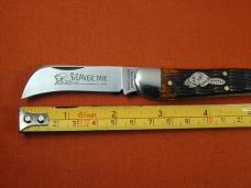 Great Eastern Cutlery GEC Jigged Brazilian Cherry Wood John Chapman Farmer Knife NIT USA 383225