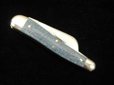 Great Eastern Cutlery GEC Faded Denim Blue Micarta John Chapman Farmer Knife NIT USA 383225