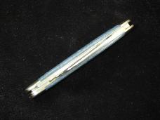 Great Eastern Cutlery GEC Faded Denim Blue Micarta John Chapman Farmer Knife NIT USA 383225