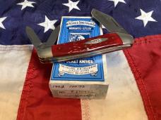 Case xx Case Classic 1992 Whittler Knife w/ Sweet Red Bone Handles -one of 73 -NOS w/ COA +Orig Box