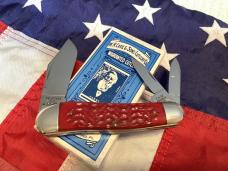 Case xx Case Classic 1992 Whittler Knife w/ Sweet Red Bone Handles -one of 73 -NOS w/ COA +Orig Box