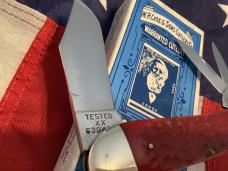 Case xx Case Classic 1992 Whittler Knife w/ Sweet Red Bone Handles -one of 73 -NOS w/ COA +Orig Box