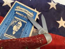 Case xx Case Classic 1992 Whittler Knife w/ Sweet Red Bone Handles -one of 73 -NOS w/ COA +Orig Box