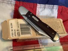 Case Select 1998 Copperlock “Presidents Knife” w/ Dark Wood Handles -NOS