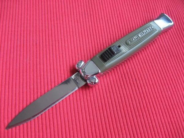 Vintage Front Opener NATO MILITARY OTF Switchblade Knife 