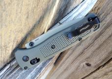 Benchmade 535TN-11 Bugout AXIS Lock Folding Knife Dark Olive Grivory Handle Tan S30V Blade - New