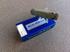 Benchmade 535TN-11 Bugout AXIS Lock Folding Knife Dark Olive Grivory Handle Tan S30V Blade - New