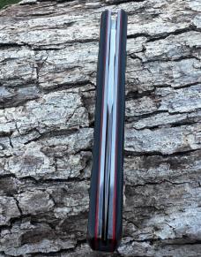 JEFF PEARCE CUSTOM JIGGED BLACK PAPER MICARTA CPM 154 TRAPPER