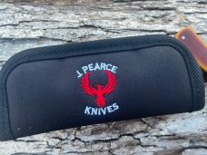 JEFF PEARCE CUSTOM BUTTERSCOTCH MICARTA BILL POOR DAMASCUS TRAPPER