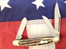 1993 Bulldog Brand Stockman Knife w/ Sweet Stag Handles -NOS