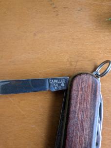 Camillus Sword Brand Woodcraft 872BW Scissor Knife