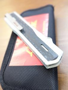 NO LIMIT KNIFE CO. BRAND KNIGHT STALKER DOUBLE EDGED OTF DAGGER SANDVIK S90V