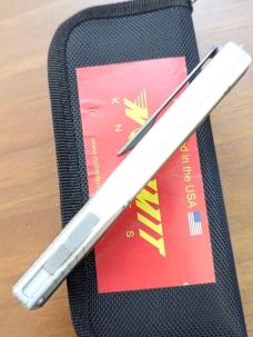 NO LIMIT KNIFE CO. BRAND KNIGHT STALKER DOUBLE EDGED OTF DAGGER SANDVIK S90V