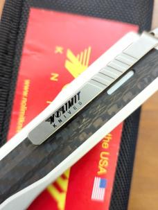 NO LIMIT KNIFE CO. BRAND KNIGHT STALKER DOUBLE EDGED OTF DAGGER SANDVIK S90V