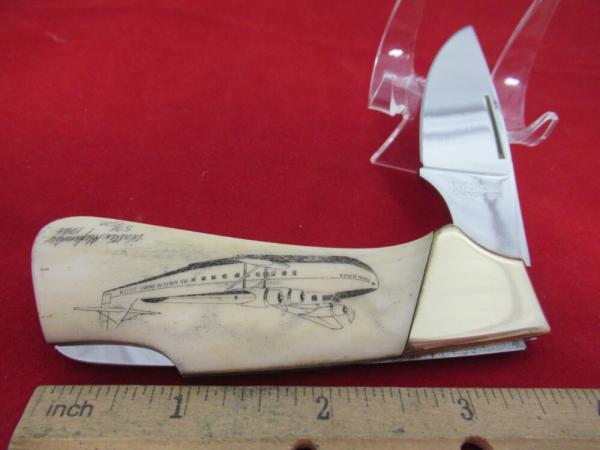 Kershaw Early 80's White Bone Macho Pattern # 2120
