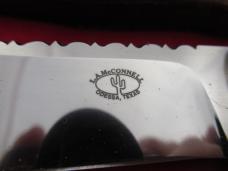 L.A. McConnell  Custom Ironwood Fixed Blade Odessa, TX