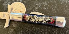 Vintage Miniature Bullfighter Swing Guard Manual Folding Knife, Japan