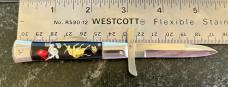 Vintage Miniature Bullfighter Swing Guard Manual Folding Knife, Japan