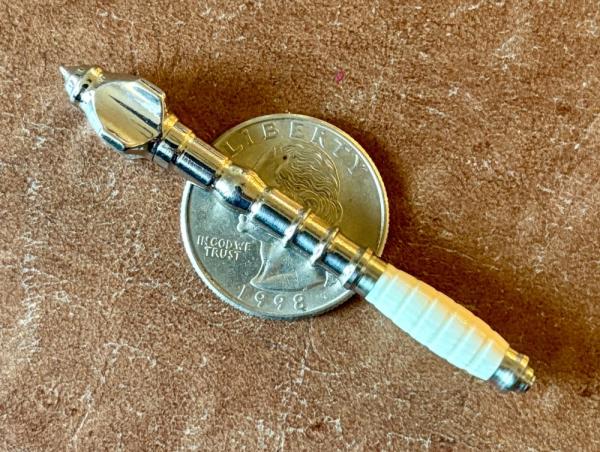 Custom Miniature Battle Mace, Ivory Handle 